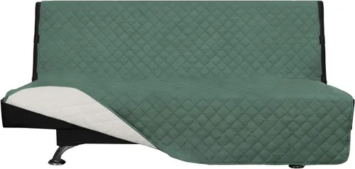 Vista 329 de Easy-Going - Funda reversible para sofá, resistente al agua, con varillas de espuma y correas elásticas, protector de muebles para mascotas y perros