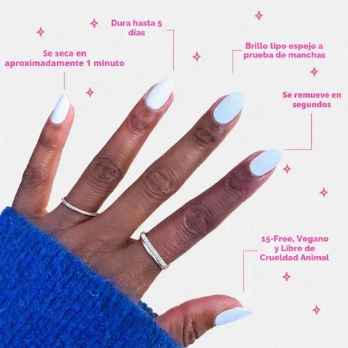Vista 5 de Olive & June Esmalte de uñas de secado rápido Color instantáneo, de secado rápido, a prueba de manchas Fórmula vegana, libre de crueldad, sin 15