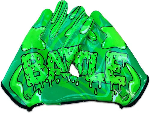 Vista 40 de Battle Guantes deportivos con receptor de velocidad Doom Blanco