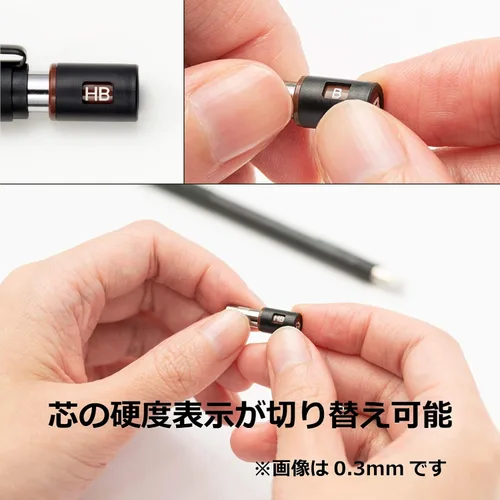 Vista 6 de Pentel Lápiz mecánico Graph 1000 para profesionales, para dibujo, 0.3mm (pg1003)