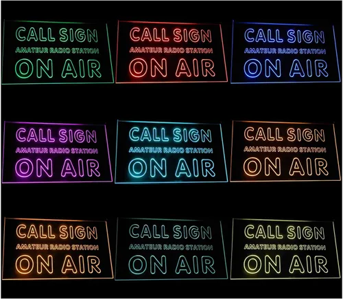Vista 8 de ADVPRO wa-tm señal de llamada personalizada en la estación de radio aficionado del aire Led señal de neón