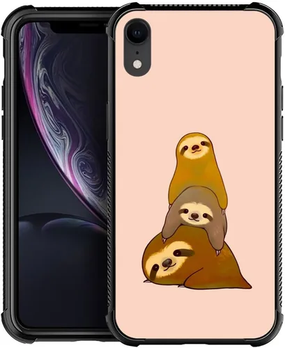 Vista 22 de DJSOK Funda compatible con iPhone XR, H American Eagle Flag con cuatro esquinas, protección a prueba de golpes, TPU suave y patrón de policarbonato