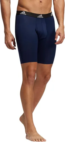 Vista 4 de adidas Calzoncillos tipo bóxer largos de rendimiento para hombre (paquete de 3)