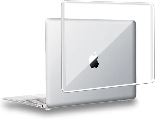 Vista 12 de UESWILL Compatible con carcasa rígida transparente brillante para MacBook Air de 11 pulgadas, modelo A1370 A1465, color negro