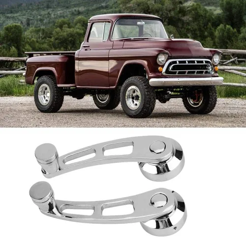 Vista 3 de Qiilu Mango pequeño para tornillo hexagonal, 2 piezas de manivela para ventana de coche, accesorio para mayores