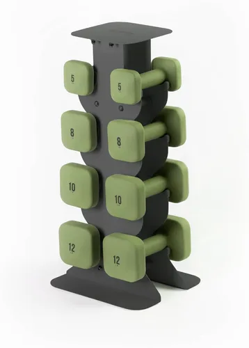 Vista 61 de WeGym SafeGrip - Mancuernas cuadradas con asas antideslizantes, pesas libres estéticas para entrenamientos en casa, diseño estable que evita rodar