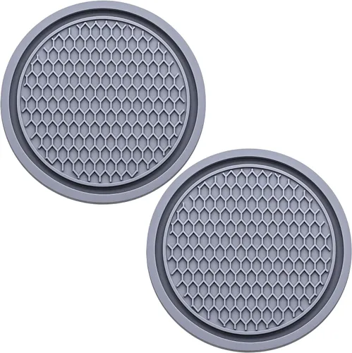 Vista 8 de 2 piezas posavasos para portavasos de automóvil, posavasos universales antideslizantes para portavasos de automóvil, 2.75 pulgadas posavasos