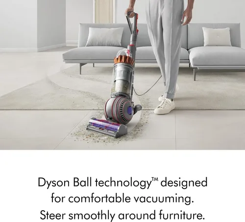Vista 7 de Dyson Ball Animal 3 Aspiradora vertical extra, con cable, 290 AW, cabezal limpiador de barra de motor para todos los pisos, 3 modos de succión