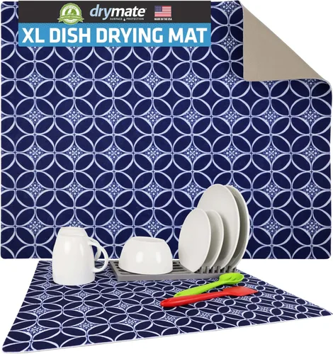 Vista 19 de Drymate Tapete para cafetera, (accesorio de barra de estación de café) protege las encimeras de cocina de derrames, manchas y arañazos, absorbente
