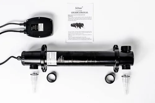Vista 5 de Jebao PU-55 Clarificador para estanques y acuarios, 55 vatios, negro