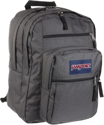 Vista 8 de Mochila JanSport Big Student, gris profundo, talla única.