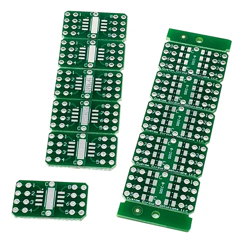 Vista 13 de Soluciones de Circuito Personalizado – Módulo de PCB de Separación SMD a DIP, 4-Pino, Adaptador de Cabezal de D2PAK (DPAK) a DIP con Resistencia SMT