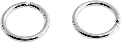 Vista 11 de Aretes de aro dorados y plateados para cartílago, nariz, tabique, oreja, hélix, tragus, joyería para mujer, hipoalergénicos, pequeños aros