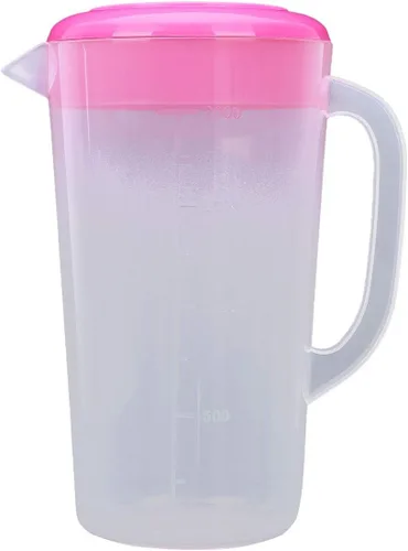 Vista 10 de Aislor Plastic Straining gallon pitcher,Dishwasher Safe Pink 1500ml