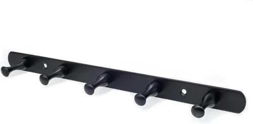 Vista 6 de Dale Five Pole Hooks - Gancho para toallas y llaves con 5 ganchos, (negro mate)
