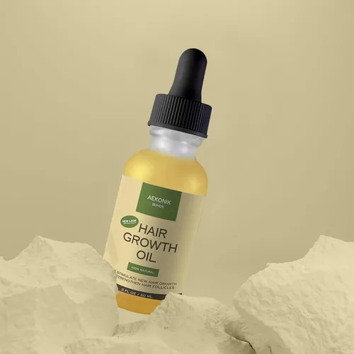 Vista 2 de Aceite orgánico para el crecimiento del cabello – Fortalecimiento de folículos y nutrición del cuero cabelludo – Tratamiento natural
