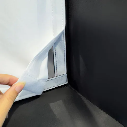 Vista 5 de Pantalla de proyector inflable para exteriores, pantalla de película con soplador de aire, pantalla de fácil configuración para patio trasero