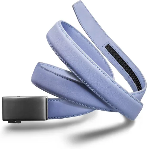 Vista 37 de Mission Belt Cinturón de trinquete de cuero para mujer, colección de cuero de 1.181 in oro/cuero negro