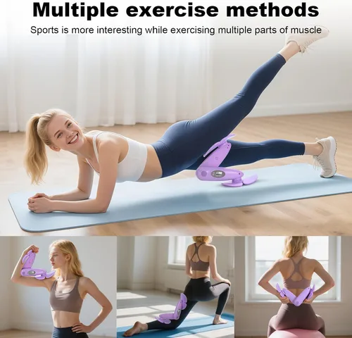 Vista 4 de Thigh Master, Pelvic Floor Exercise Devices,Inner Thigh Exerciser,Silicone Oil Container Heart Shape 17ml Non-Stick Concentrate Jar for Wax