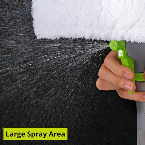 Vista 3 de True & Tidy Botella de spray limpiador de vidrio con escobilla incorporada
