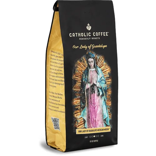 Vista 3 de Catholic Coffee Caja de café variada (grano entero) (Nuestra Señora de Guadalupe, San Patricio, San Pedro, San José)
