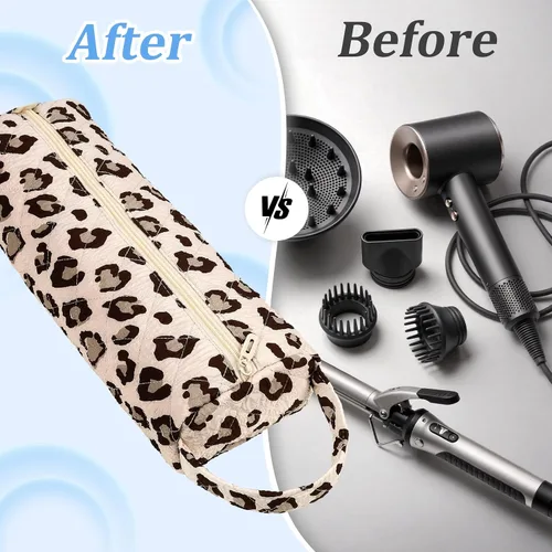Vista 4 de Bolsa acolchada para secador de pelo, bolsa de viaje para herramientas de pelo La1fen/Sha'rk Flexstyle/Dy'son Airwrap/Super's0nic difusor de Arco