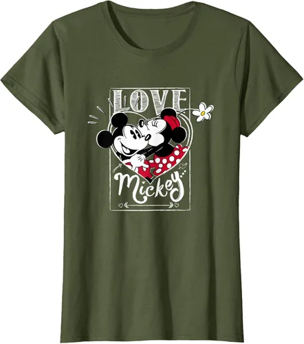 Vista 87 de Disney Mickey & Minnie Mouse Love Mickey - Camiseta para el día de San Valentín