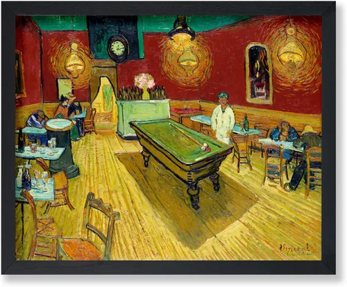Vista 72 de Poster Master Póster clásico de Van Gogh, impresión impresionista vintage, regalo para artista, pintor, autorretrato, sombrero de paja, dibujo