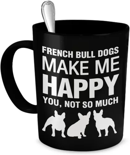 Vista 10 de DogsMakeMeHappy Taza Basset Hound – Basset Hounds Make Me Happy – Taza de café Basset Hound – Regalos de Basset Hound