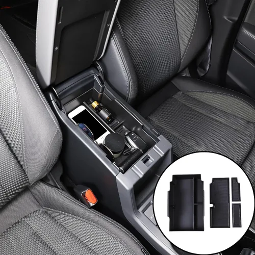 Vista 6 de PIUGILH Caja de almacenamiento para reposabrazos de automóvil compatible con Subaru Crosstrek 2023 2024/Subaru Impreza 2024, organizador de consola