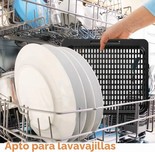 Vista 6 de 2 piezas de repuesto para freidora de aire, rejilla de cocina de malla de 10 cuartos de galón, accesorios para freidora de aire Instant Vortex Plus