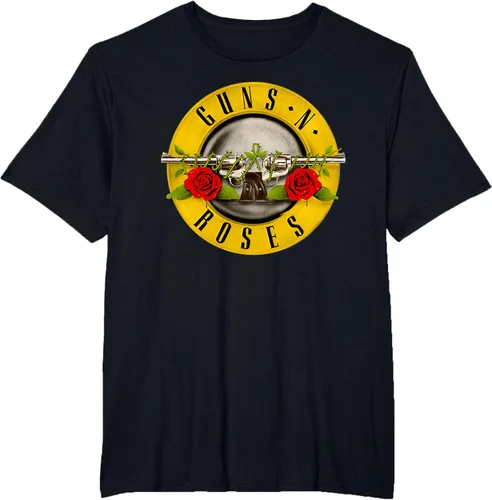 Vista 4 de Camiseta oficial Guns N' Roses con logotipo de bala
