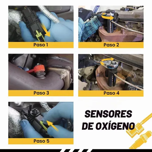 Vista 8 de Sanooer Sensor de oxígeno F150 con sensor de zócalo O2 aguas arriba aguas abajo 2PCS
