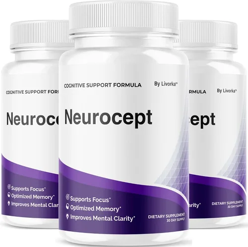 Vista 10 de Paquete de (2) Cápsulas de suplemento cerebral Neurocept - Fórmula avanzada oficial de Neurocept para el cerebro y el apoyo al enfoque