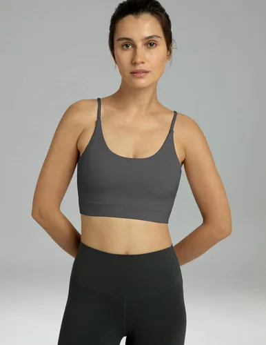 Vista 2 de Colorfulkoala Dreamlux - Sujetadores deportivos con tiras y lazo para mujer, diseño de impacto ligero, para entrenamiento y yoga
