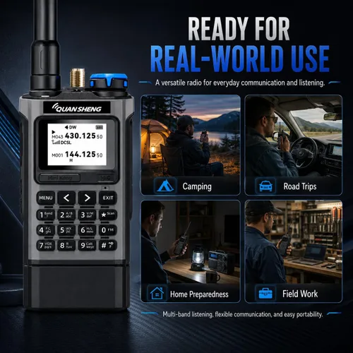 Vista 9 de QUANSHENG Radioaficionado de mano UV-K1