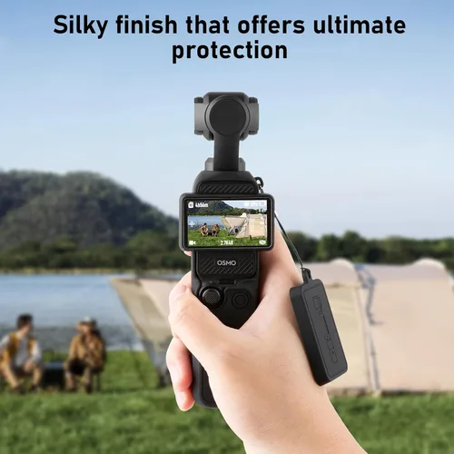 Vista 7 de Funda de silicona para osmo Pocket 3 Funda protectora para DJI Pocket 3 Protector de lente resistente a los arañazos Funda compatible con DJI OSMO