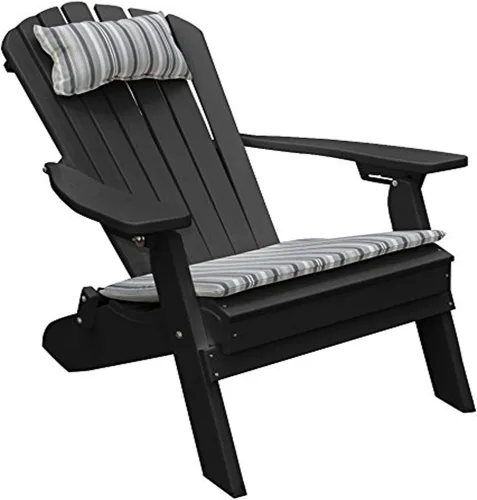 Vista 9 de A & L Furniture Polywood - Silla Adirondack plegable/reclinable, tamaño único, Naranja
