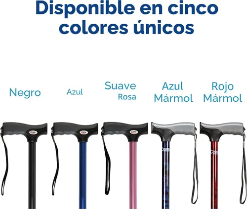 Vista 7 de Carex Bastón de caminar de agarre suave con correa, bastón antideslizante para fácil maniobra, bastón de caminar para personas mayores y adultos