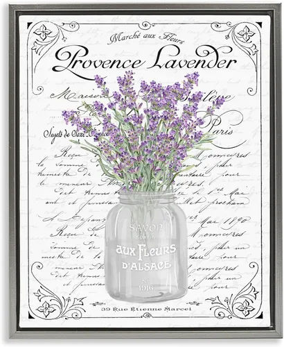 Vista 29 de Stupell Industries Stellar Design Studio - Lienzo decorativo con marco flotante, gris, 17 x 21 pulgadas, fácil de colgar y resistente, fabricado