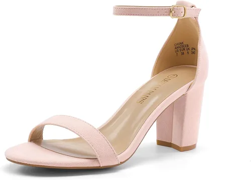 Vista 15 de DREAM PAIRS - Sandalias de tacón grueso y bajo para mujer