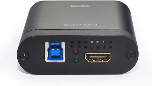 Vista 3 de MOKOSE Tarjeta de captura de video USB3.0 HDMI/SDI para Windows, Linux, OS X (Mac) HD Loop Thru Game Dongle Grabber Device 1080P 60fps UVC Free