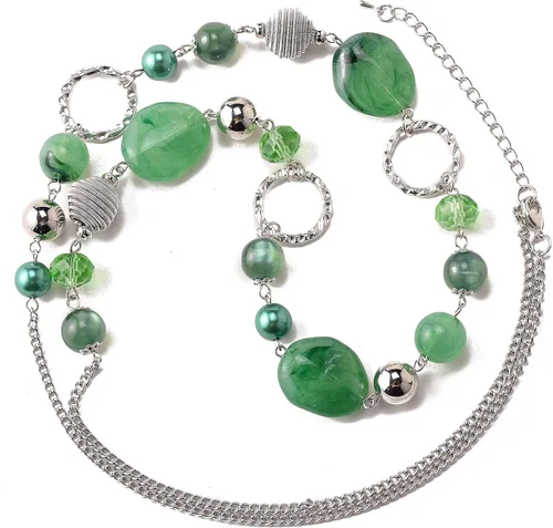 Vista 2 de Pearl & Club - Collar largo con cuentas para mujer