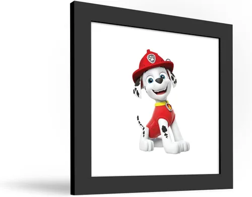 Vista 2 de Trends International Gallery Pops Nickelodeon PAW Patrol - Póster de pared de Marshall, 12 x 12 pulgadas, versión enmarcada en negro Versión
