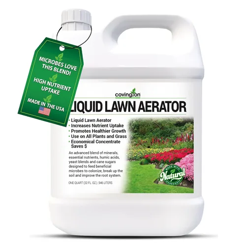 Vista 10 de Covington Aireador Líquido para Césped (1 Galón) – Acondicionador y Suavizante de Suelo para Césped y Jardines – Afloja la Arcilla y el Suelo