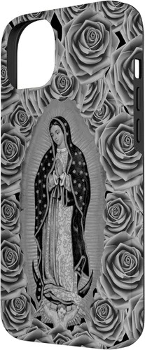 Vista 33 de Funda para iPhone 11 Nuestra Señora Virgen De Guadalupe Virgen María Floral
