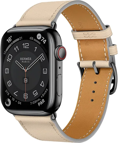 Vista 31 de LB1 - Correa de cuero para Apple Watch para mujeres y hombres, SE Ultra 2 de 1.575 in 1.732 in 1.811 in 1.654 in 1.772 in 1.614 in 1.496 in 1.929 in