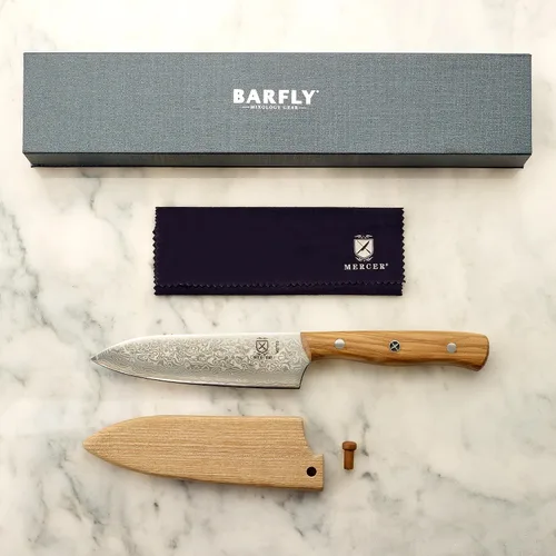 Vista 7 de Valor propuesto: Mercer Culinary Premium Grade Super Steel, cuchillo de barra de 5 pulgadas, mango de arce espaltado/cubierta Saya