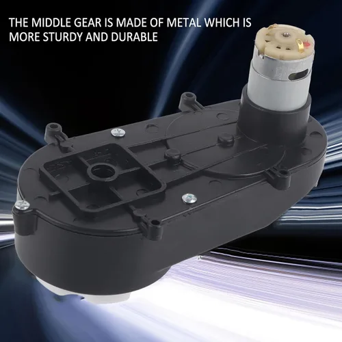 Vista 2 de GOTOTOP Motor eléctrico de 6 V, 12 V, 12000 a 20000 rpm, repuesto de engranaje de metal de bajo ruido para niños, auto de juguete con motor duradero