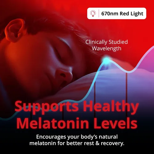 Vista 6 de Revive - Bombilla roja de 670 nm por Gamma - Terapia del sueño - Melatonina que promueve la ayuda natural del sueño